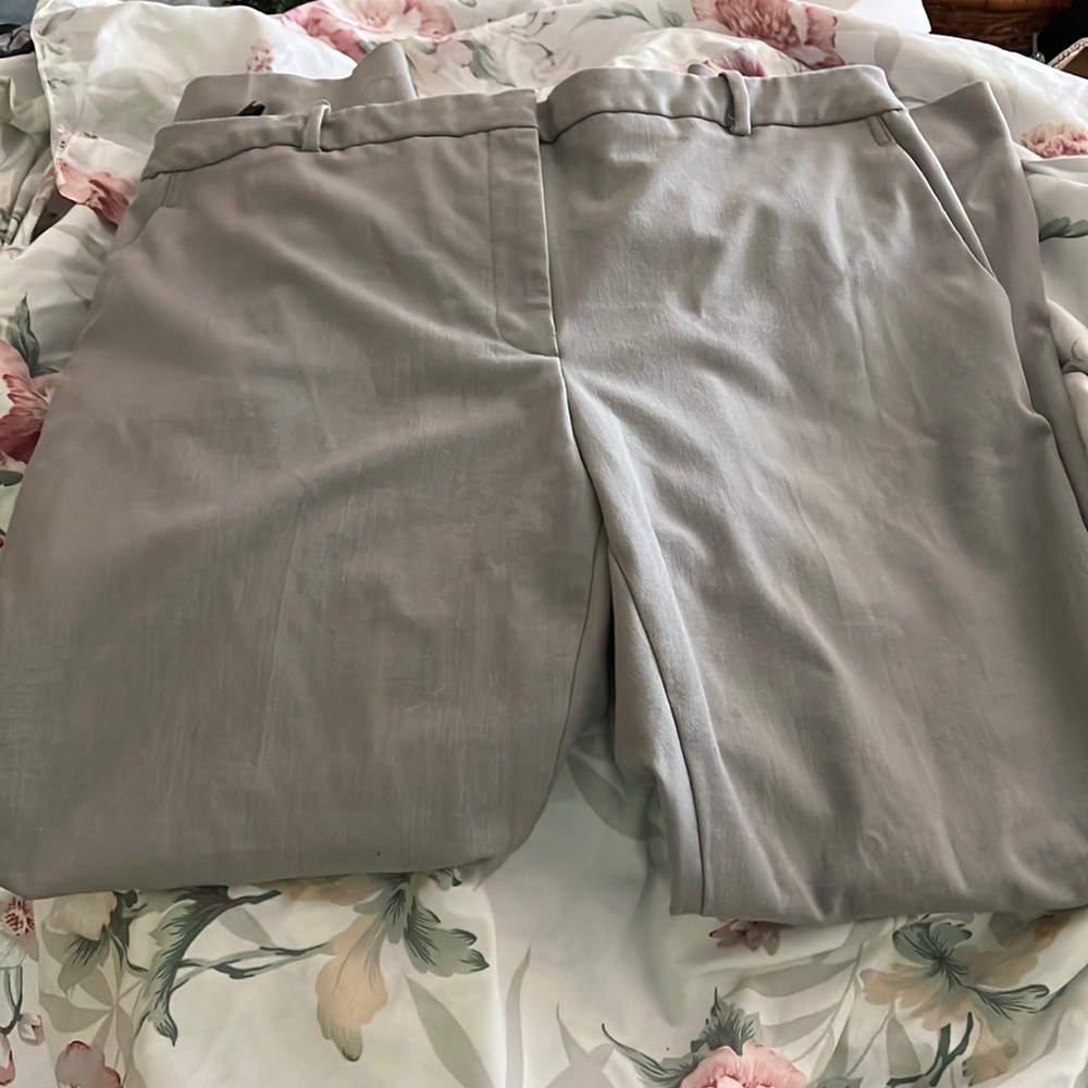 Calvin Klein grey slacks -size 12 petite